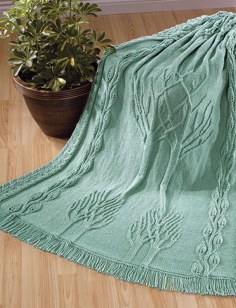 Free Twin Trees Afghan Pattern