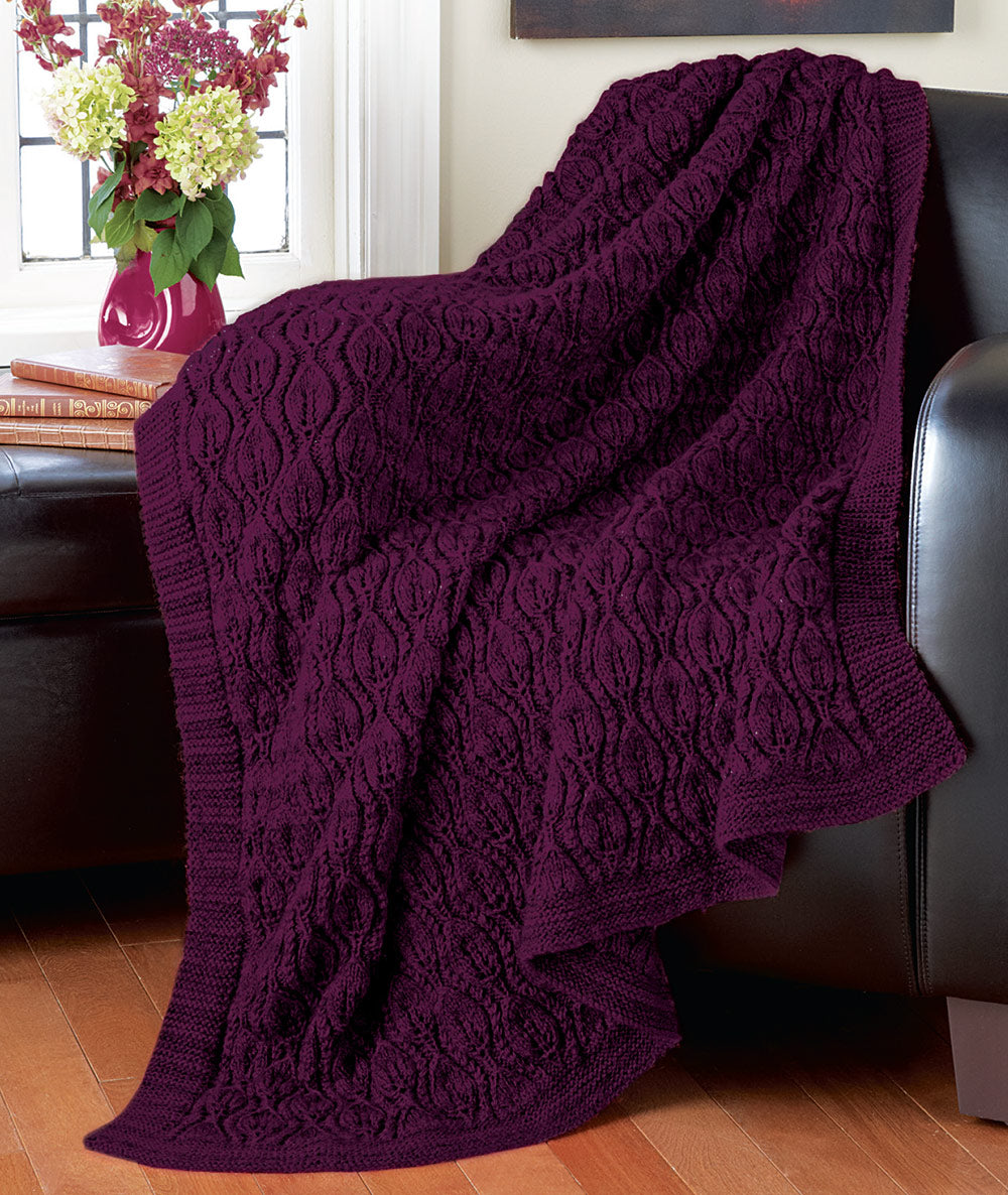 Couverture gratuite de feuilles motif afghan