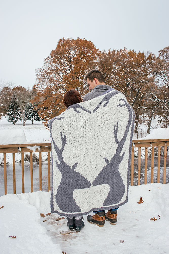 Deer Love Afghan