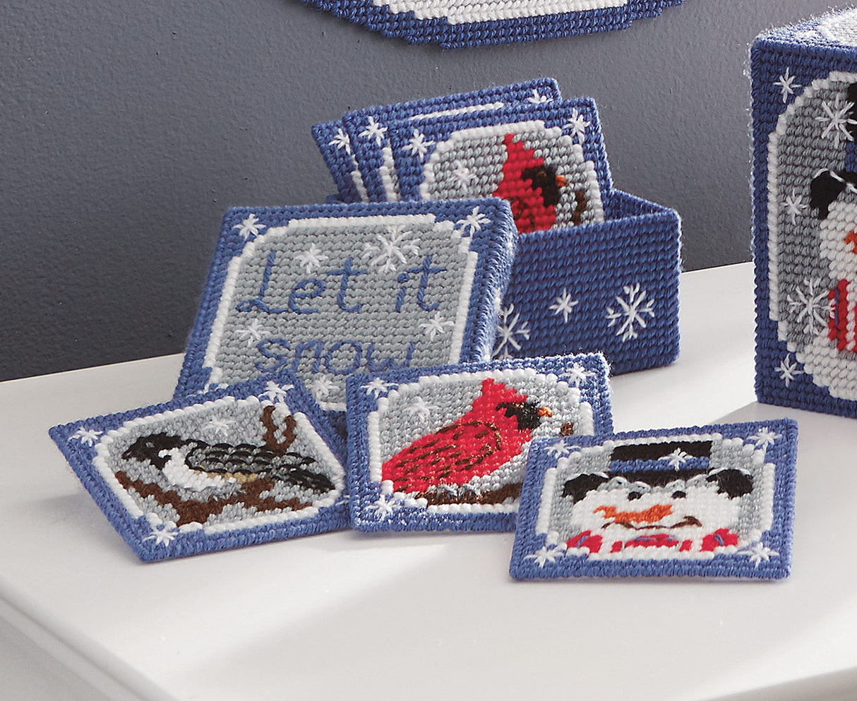 Let It Snow Ensemble Plastic Canvas Kit