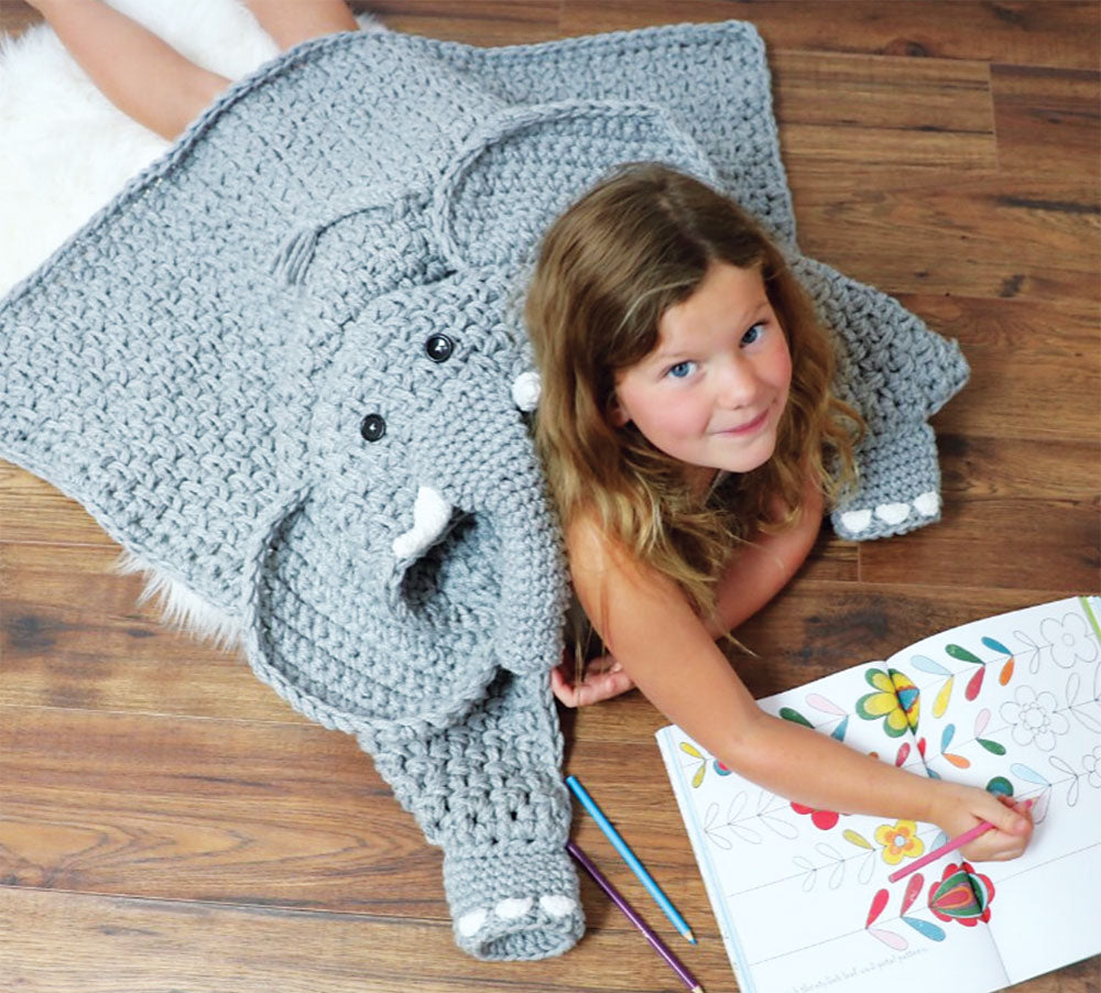 Hooded Elephant Blanket