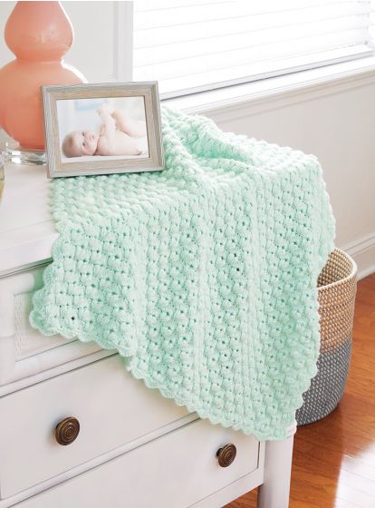 Puffs and Shells Blanket