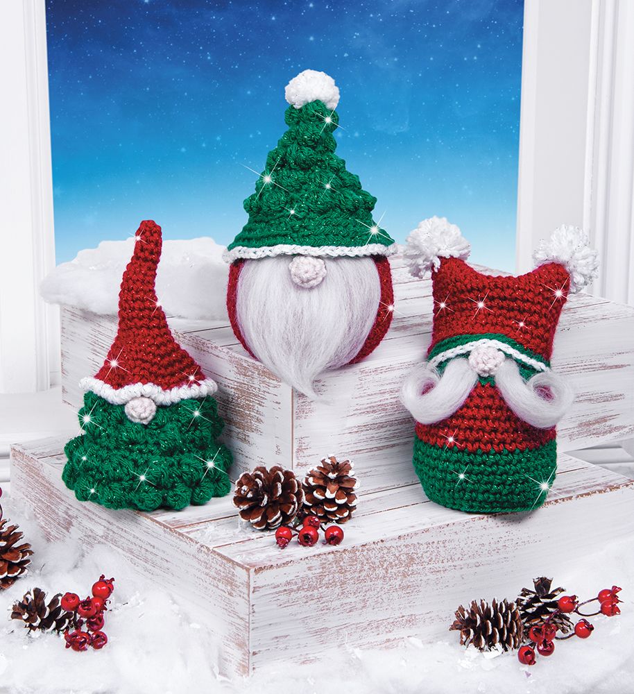 Christmas Gnomes Crochet Kit