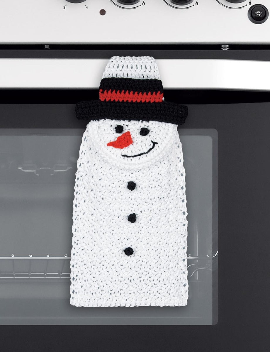 Serviette bonhomme de neige