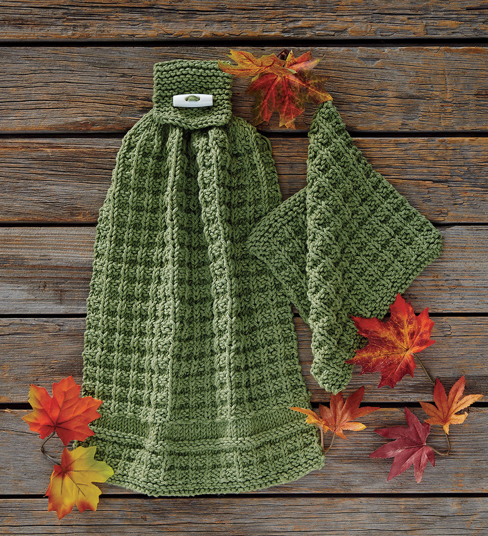 Hanging Towel and Dishcloth Set