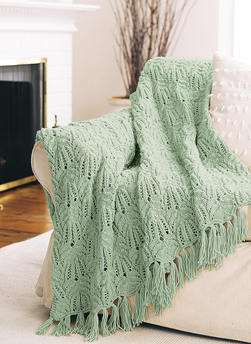 Frosted Flowers Blanket