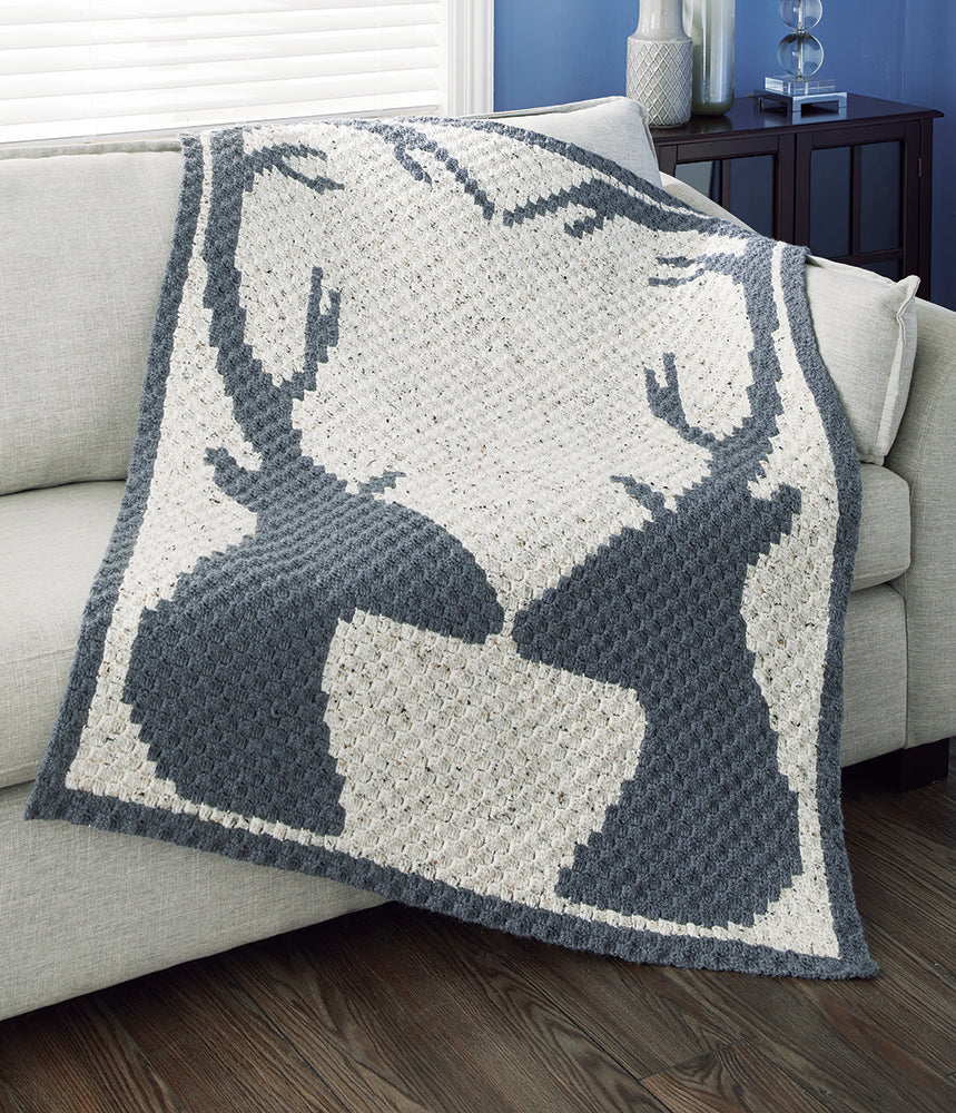 Deer Love Afghan