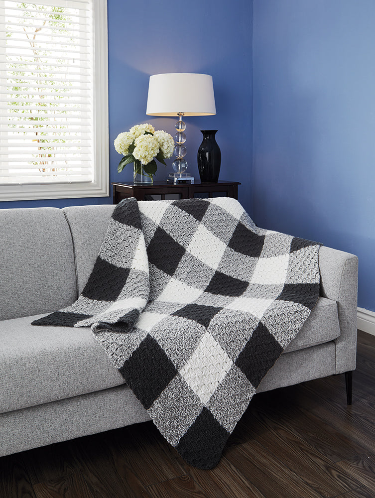 Corner to Corner Plaid Throw