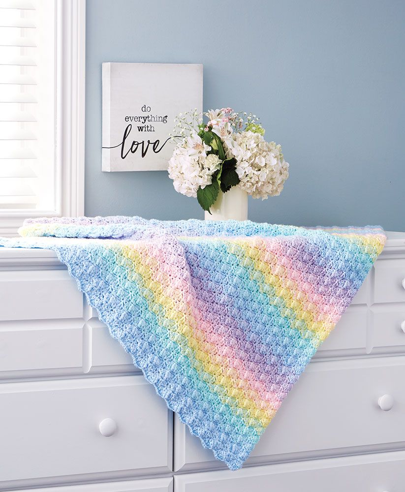Sherbet Stripes Baby Blanket