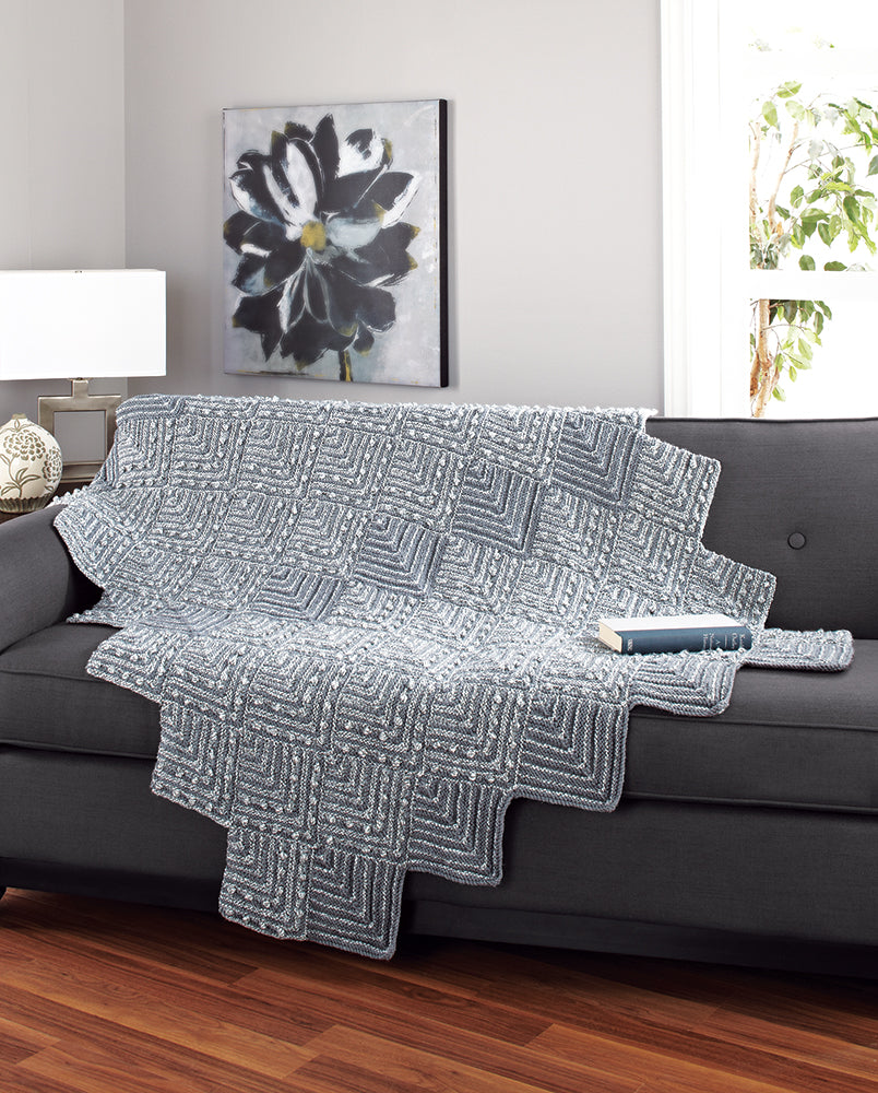 Mitered Ragg Throw Pattern