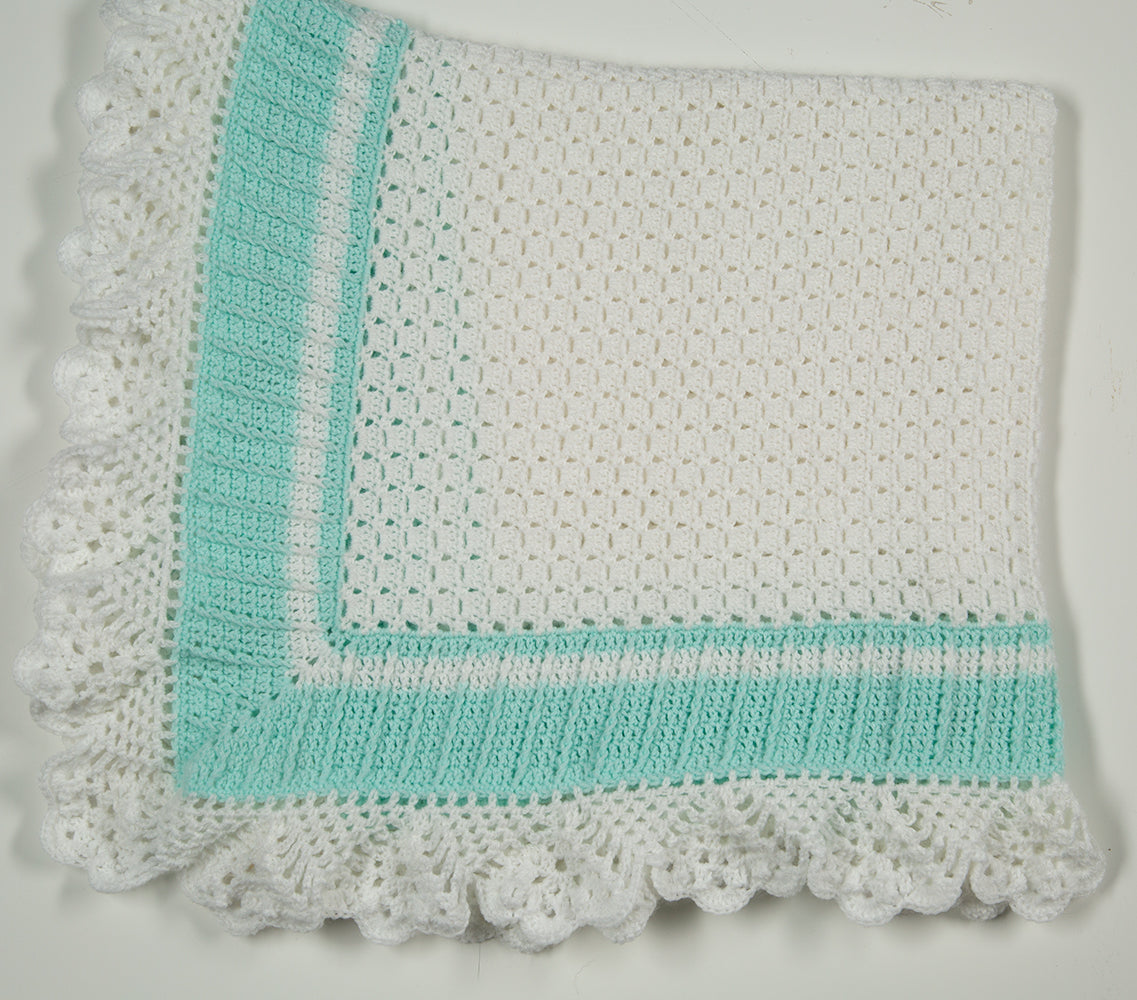 Lace Edge Baby Blanket