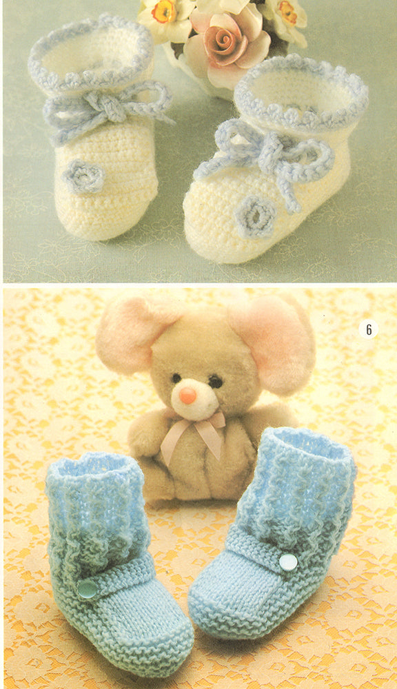 Bonnets and Bootees Pattern Book