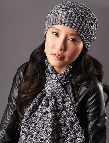 Free Silver Screen Scarf & Hat Pattern