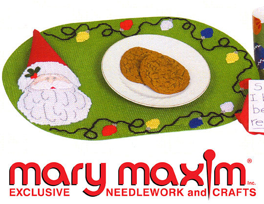 Modèle d'ensemble de sets de table du Père Noël