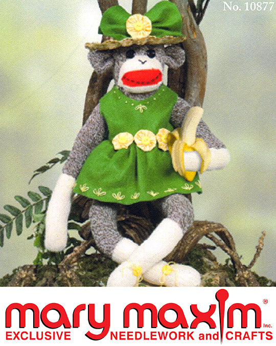 Daisy Sock Monkey Pattern