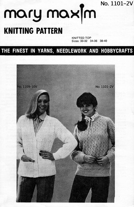 Modèle de haut tricoté