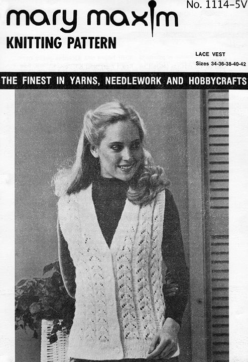 Modèle de gilet en dentelle