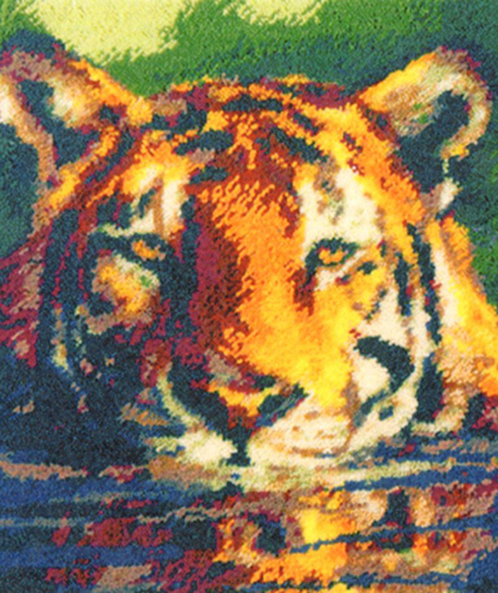 Water Tiger Latch Hook Rug Pattern