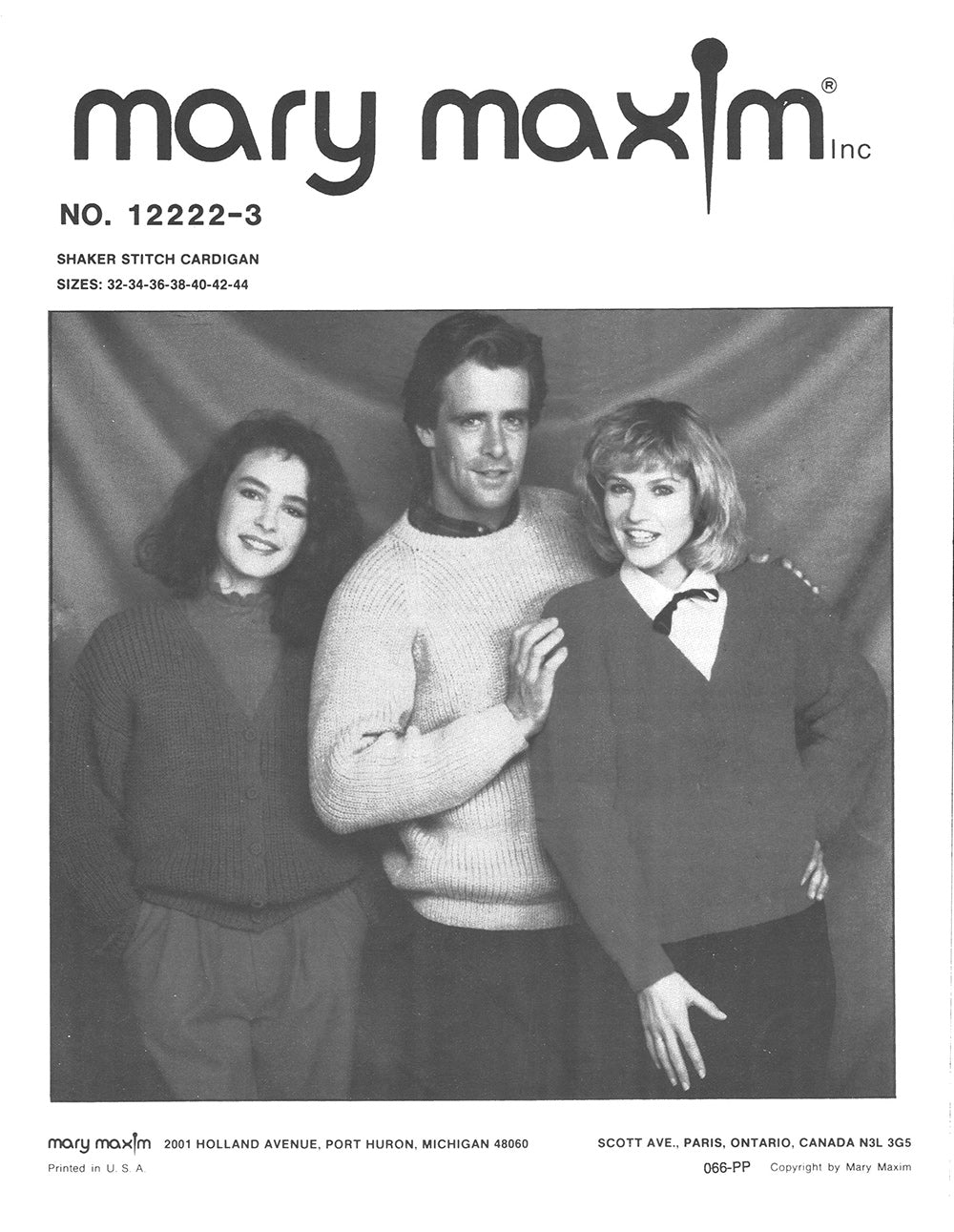 Modèle de cardigan au point shaker