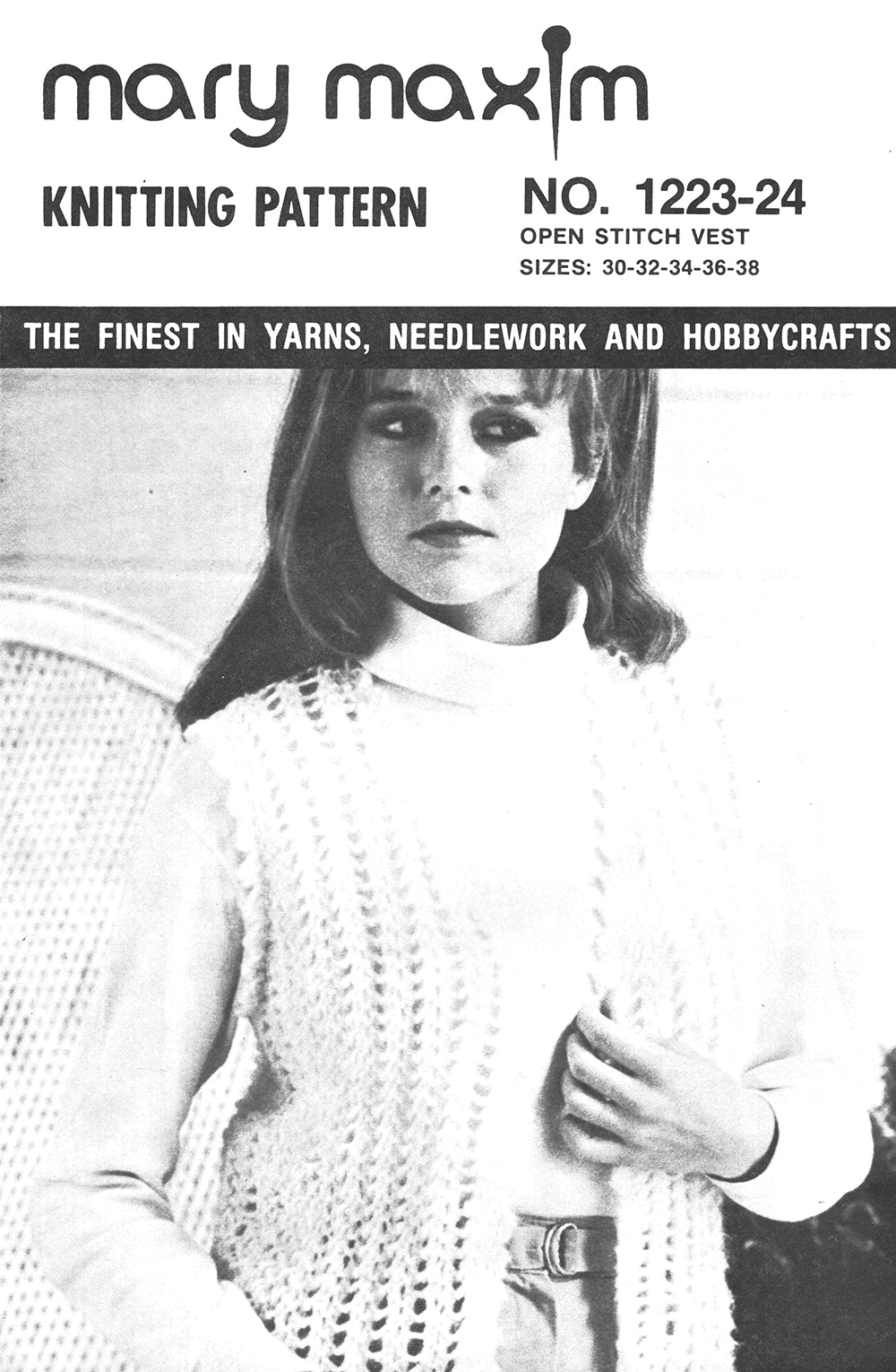 Open Stitch Vest Pattern