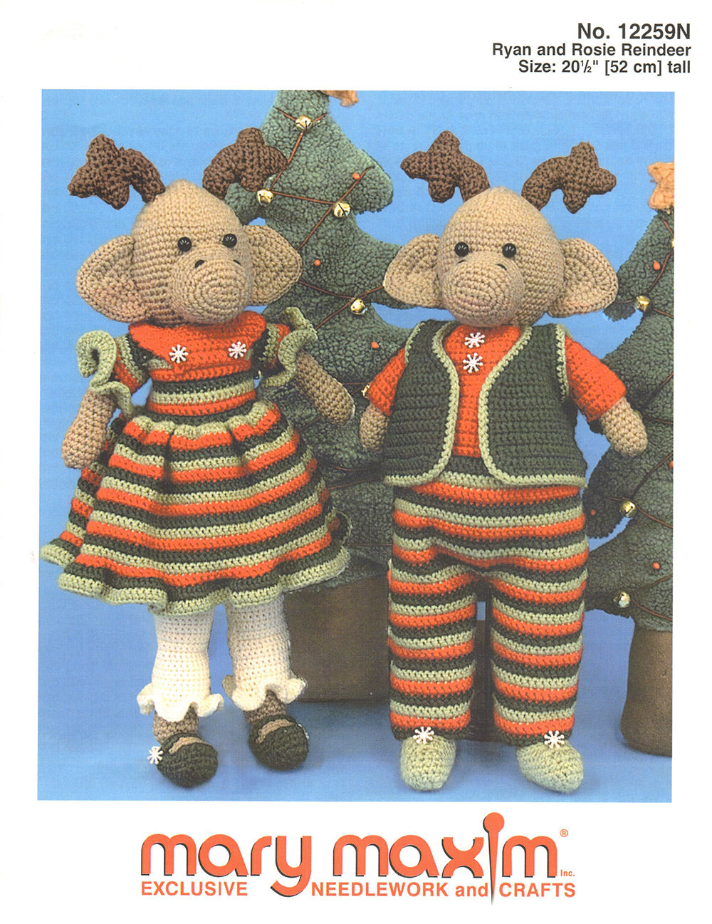 Modèle de renne Ryan et Rosie