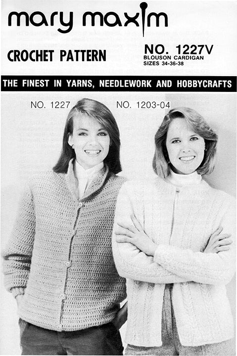 Patron de cardigan blouson