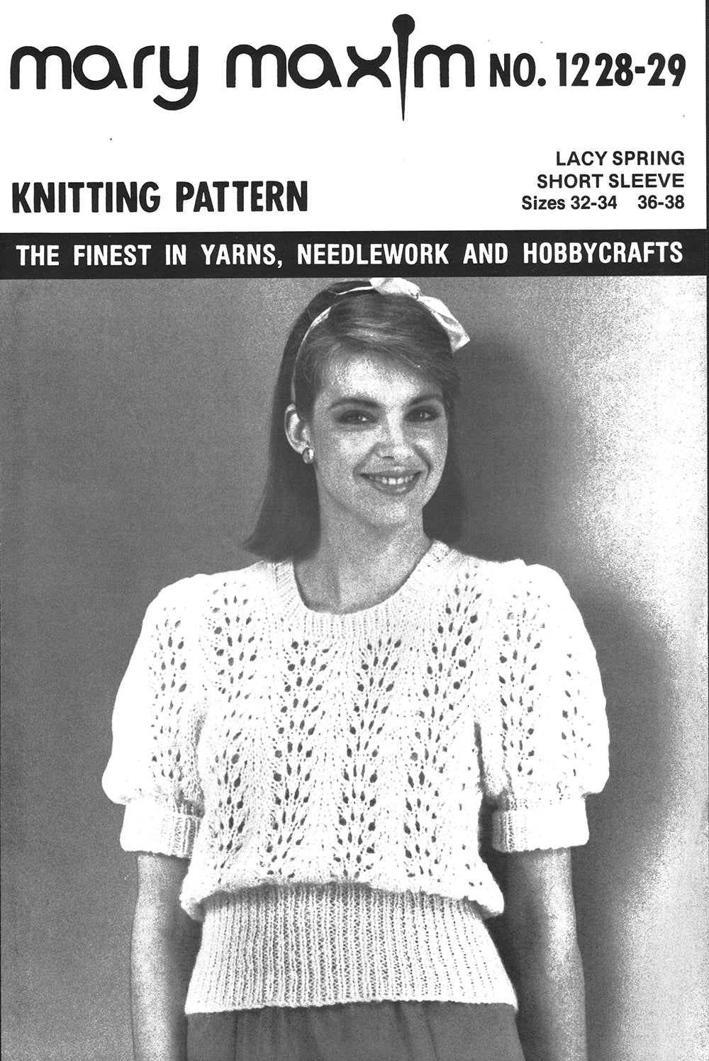 Lacy Spring Short Sleeve Top Pattern