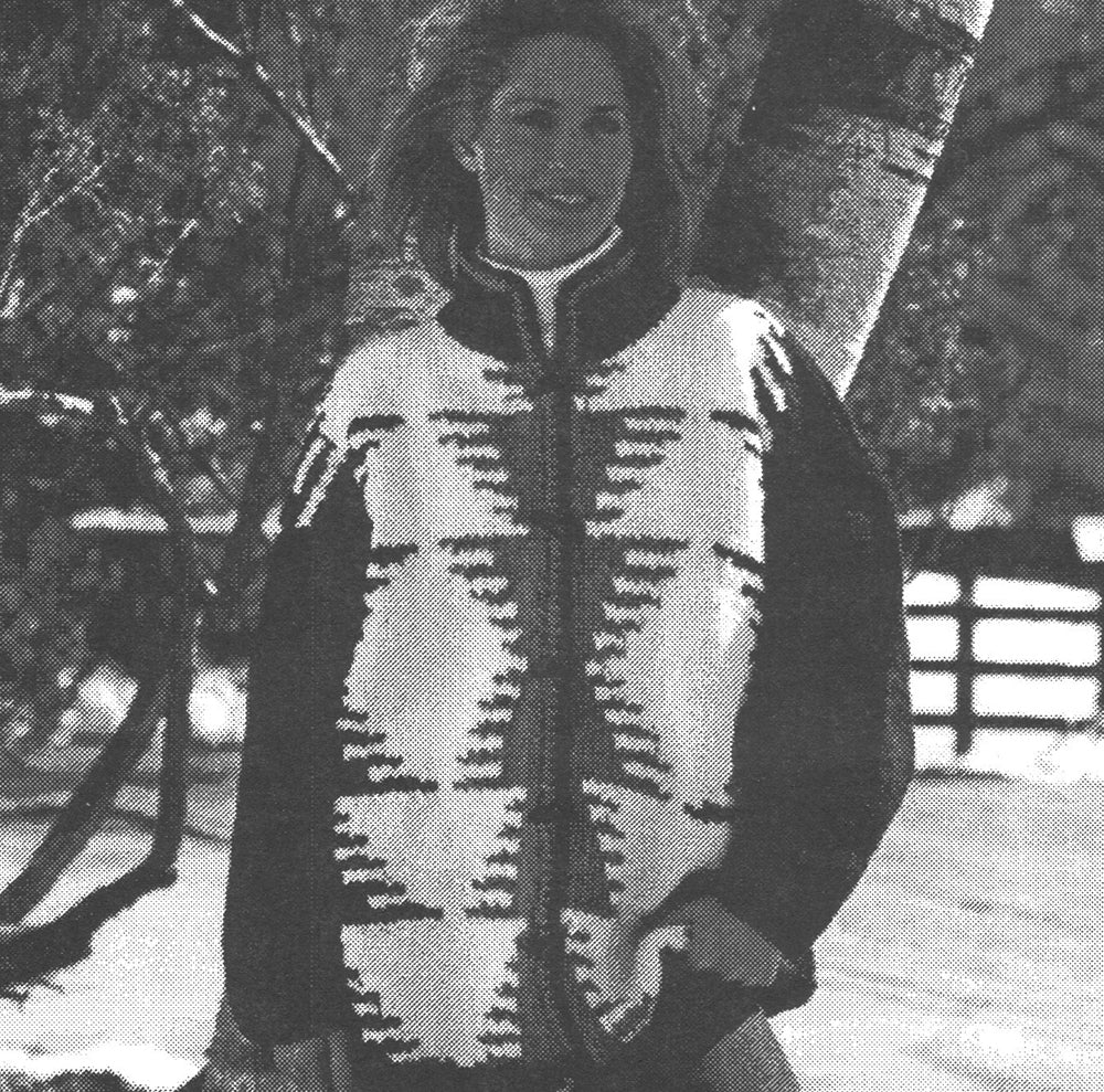 Indian Motif Coat Pattern