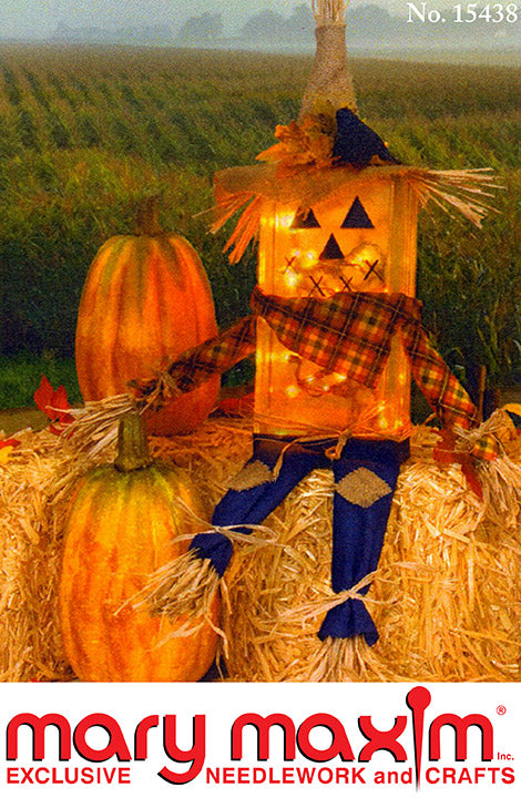 Modèle d'épouvantail en bloc de verre