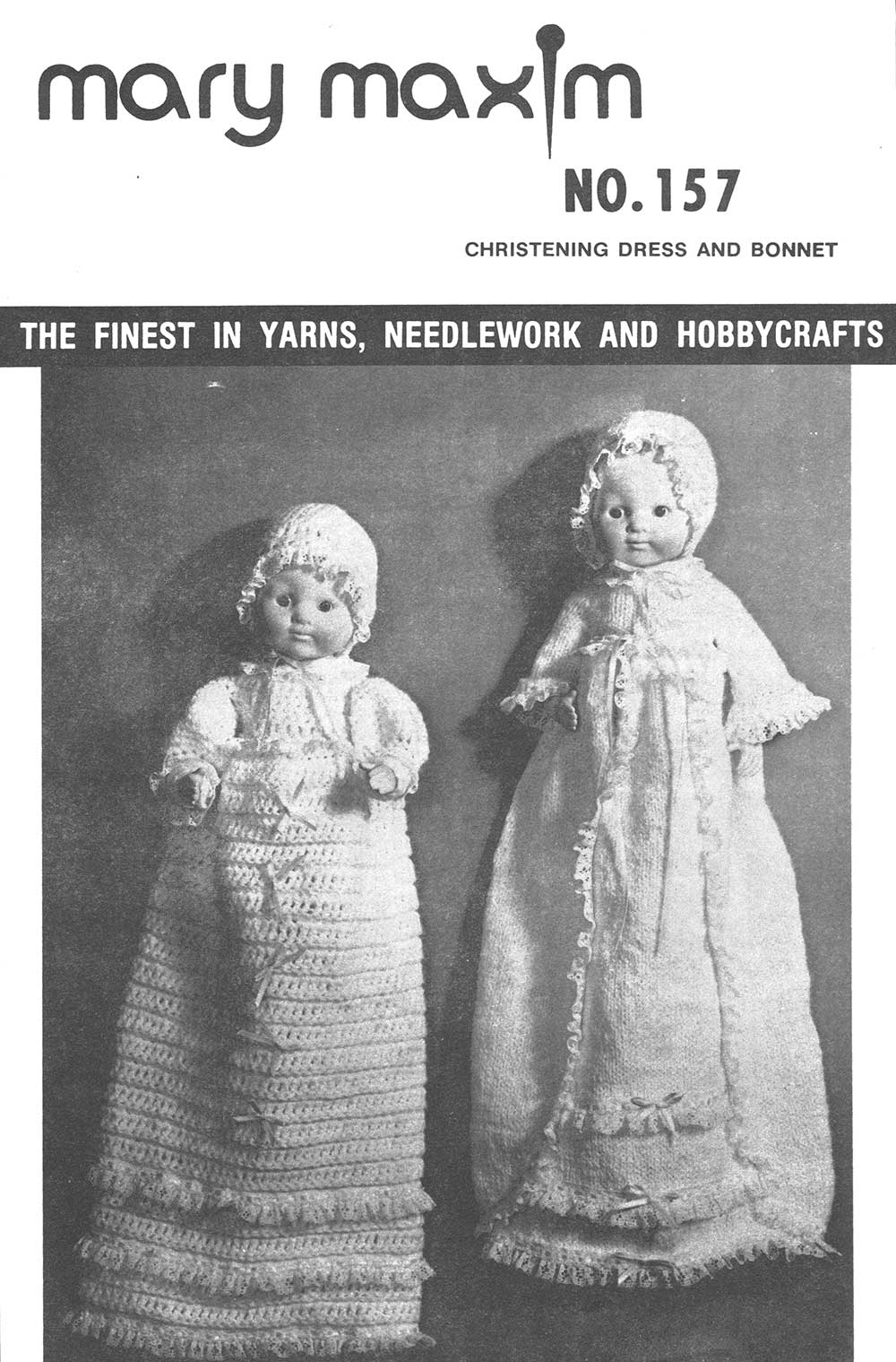 Christening Dress and Bonnet Pattern