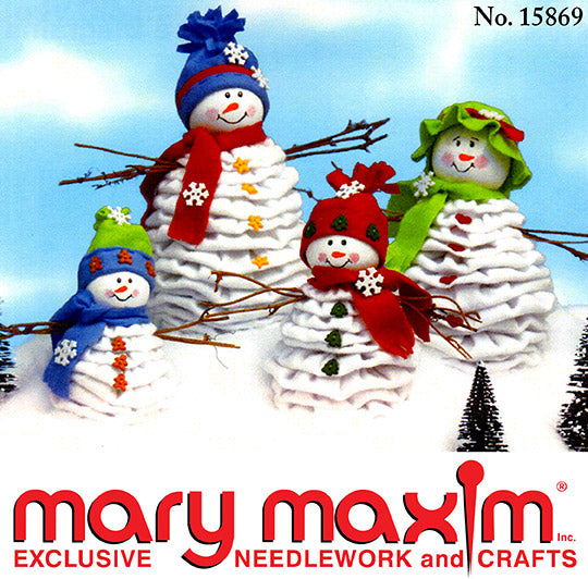 Yo Yo Snowman Family Pattern