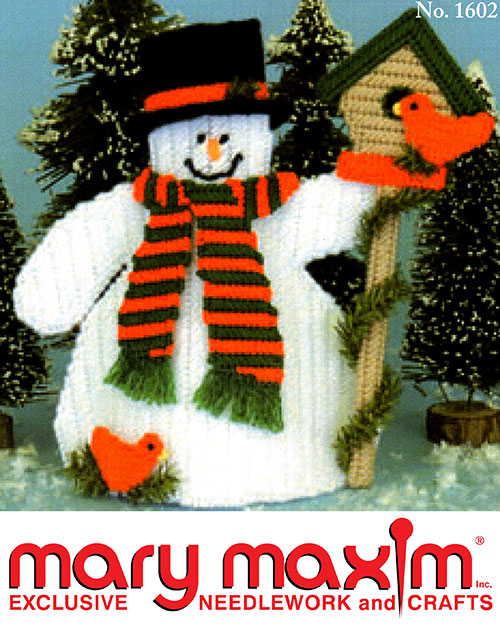 Dimensional Snowman Pattern