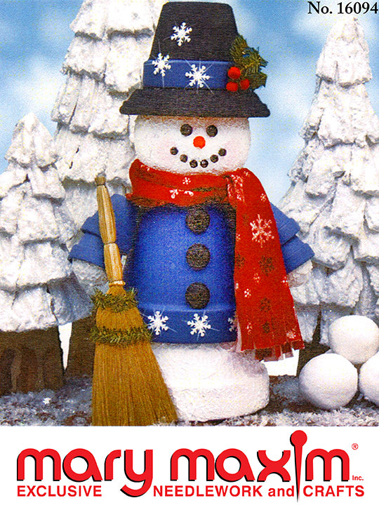 Clay Pot Snowman Pattern
