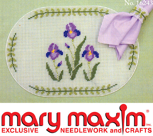 Modèle de set de table Iris