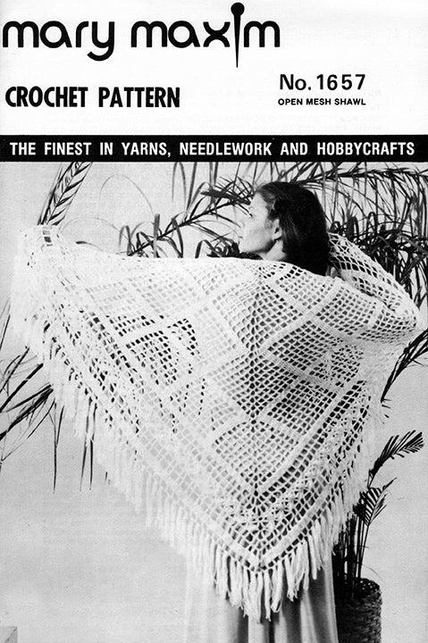 Open Mesh Shawl Pattern