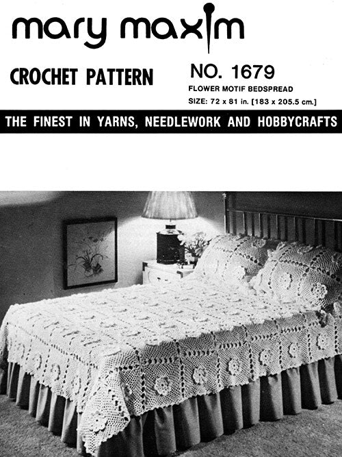 Flower Motif Bedspread Pattern