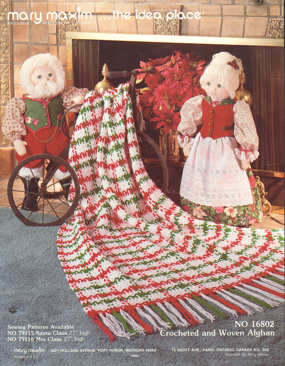 Crocheted & Woven Afghan Pattern