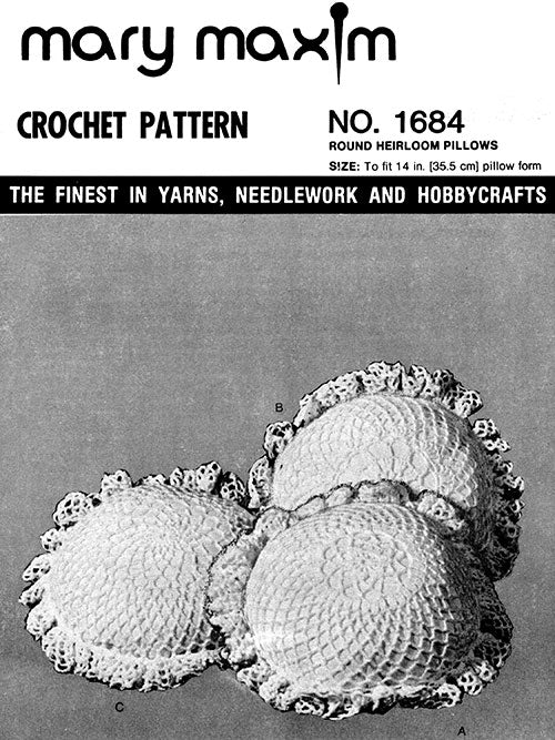 Round Heirloom Pillows Pattern