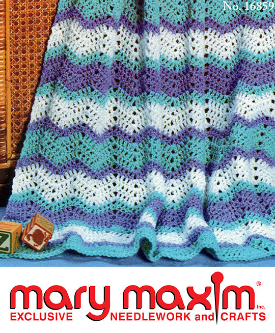 Modèle afghan de bébé ondulé