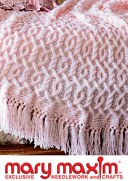 Cabled Elegance Afghan Pattern