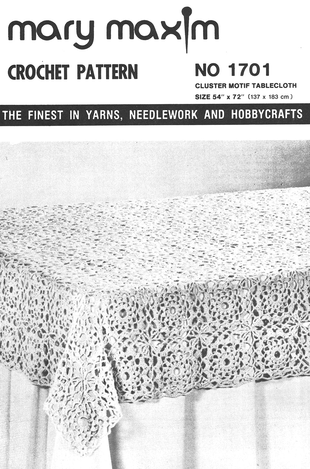 Cluster Motif Tablecloth Pattern