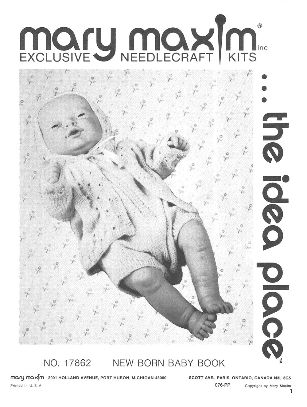 New Born Baby Book Pattern