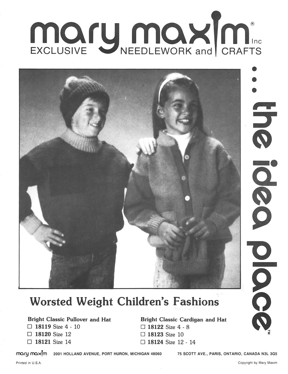 Modèle classique de pull et de chapeau