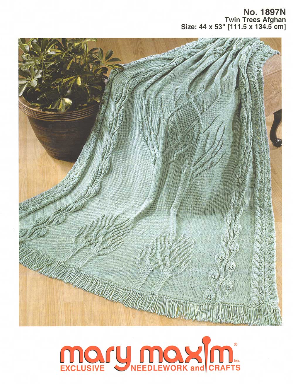 Twin Trees Afghan Pattern