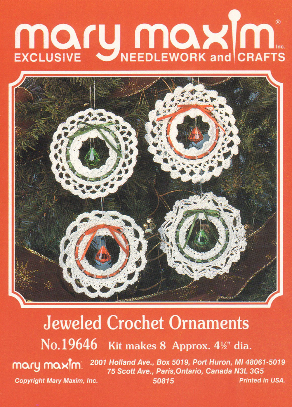 Modèle d'ornements au crochet orné de bijoux