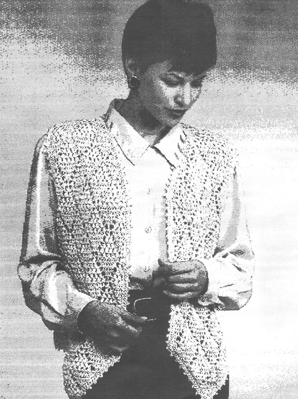 Modèle de gilet au crochet