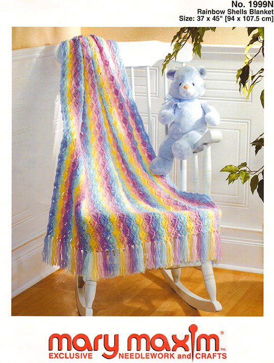 Rainbow Shells Blanket Pattern