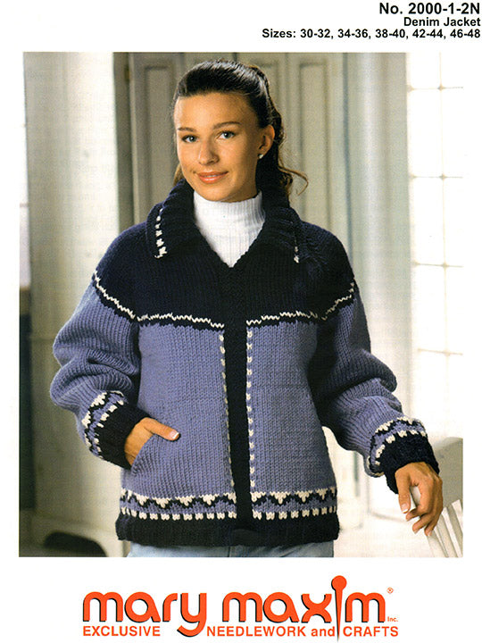 Patron de veste en jean