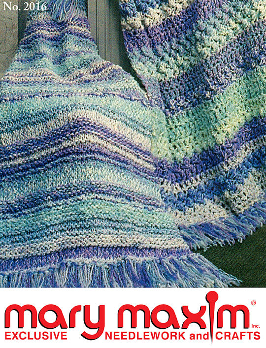 Monet Knit Afghan Pattern