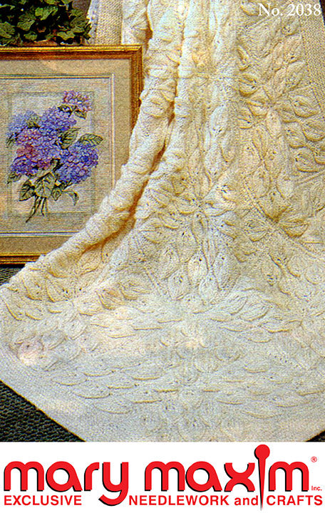 Cascading Leaves Afghan Pattern